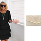 ✨ Elegante Vestido Laminado con Mangas de Volantes para Mujer – Estilo Sofisticado y Confortable para Cualquier Ocasión 💃🌟