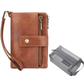 👛 Cartera Triple con Bloqueo RFID – Estilo Retro y Seguridad para tu Día a Día 💼✨