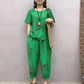 🔥Venta caliente🔥Conjunto Mujer Casual y Suelto 2 Piezas-4