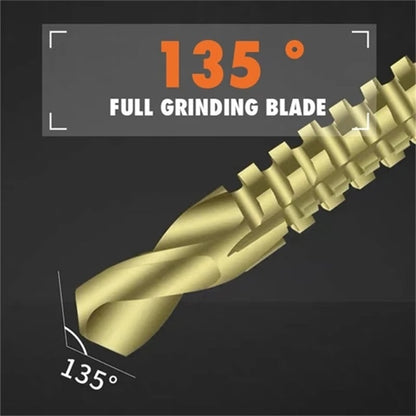 🔧🔥 ¡OFERTA 50% OFF! Juego de Brocas de Titanio 6 Piezas – Perforación Rápida y Precisa para Metal, Madera y Más ⚙️✨