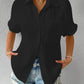 🔥 Camisa Casual de Cuello y Blusa Abotonada Suelta 2026 – Estilo Relajado y Versátil para Todo el Día 🌟👚
