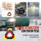 🚨 Luz Solar de Emergencia Triangular 2 en 1 – Advertencia y Seguridad en la Carretera 🛣️⚡