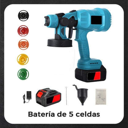 🔥¡Potente Pulverizador de Pintura Inalámbrico 2025!🎨🚀 — Acabado Profesional en Minutos