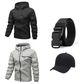 ⏰🔥 ¡OFERTA 50% OFF! 🧥🌧️ Chaqueta Techwear Impermeable con Capucha para Hombre – Oversize, Táctica, Moderna y Preparada para Todo Clima