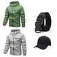 ⏰🔥 ¡OFERTA 50% OFF! 🧥🌧️ Chaqueta Techwear Impermeable con Capucha para Hombre – Oversize, Táctica, Moderna y Preparada para Todo Clima