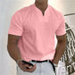 👕 Camiseta Holgada de Hombre 2026 – Cuello en V, Manga Corta, Estilo Verano Fresco y Moderno ☀️✨