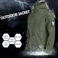 ⏰🔥 ¡OFERTA 50% OFF! 🧥🌧️ Chaqueta Softshell Impermeable para Hombre – Cortavientos, Forro Polar Cálido y Diseño Táctico para Exterior