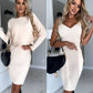 🔥HOT SALE🔥✨🥻Conjunto de jersey de punto y vestido cami(49%OFF)