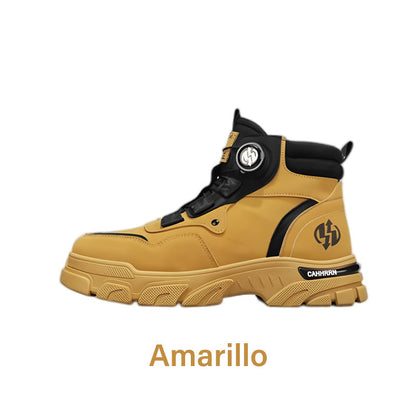 ⏰🔥 ¡50% OFF POR TIEMPO LIMITADO! 👞 Zapatos de Trabajo para Hombre – Impermeables, Antideslizantes, Transpirables y con Hebilla Giratoria ⚡🛡️