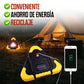 🚨 Luz Solar de Emergencia Triangular 2 en 1 – Advertencia y Seguridad en la Carretera 🛣️⚡