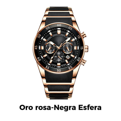 💎 Reloj de Cuarzo Multifuncional para Hombre – Resistente al Agua y Estilo Elegante Todo el Día ⌚✨