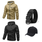 ⏰🔥 ¡OFERTA 50% OFF! 🧥🌧️ Chaqueta Techwear Impermeable con Capucha para Hombre – Oversize, Táctica, Moderna y Preparada para Todo Clima