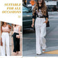💞 Pantalones Informales de Pierna Ancha para Mujer – Estilo Cómodo y Elegante para Todos los Días ✨👖