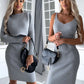 🔥HOT SALE🔥✨🥻Conjunto de jersey de punto y vestido cami(49%OFF)