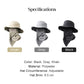 ⏰🔥 ¡50% DE DESCUENTO POR TIEMPO LIMITADO! 🧢 Sombrero Tipo Pescador – Protección UV y Cobertura Facial para Todo Tipo de Actividades al Aire Libre 🌞✨