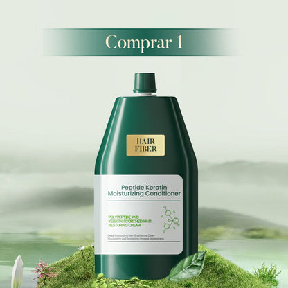 💆‍♀️ Crema Polipéptidos: Reparación Profunda + Alisado 24h – ¡Sin Frizz! ✨🌿 Ligera No Grasosa + Apto Dañado