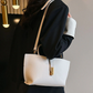 Bolso de mano elegante de mujer, de color liso y estilo francés