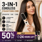 💇‍♀️✨ ¡OFERTA 50% OFF! Peine Alisador 3 en 1 Inalámbrico para Mujer – Alisa, Riza y Desenreda el Cabello Fácilmente en Cualquier Lugar 🔥💖