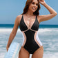👙✨ Traje de Baño con Control de Barriga y Bloques de Color – Estilo Elegante y Comodidad para Sentirte Segura al Sol 🌞💖