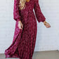🌸 Vestido Largo de Flores de Rayón para Mujer – Cintura Forrada y Cintura Smock para un Ajuste Perfecto ✨👗