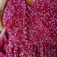 🌸 Vestido Largo de Flores de Rayón para Mujer – Cintura Forrada y Cintura Smock para un Ajuste Perfecto ✨👗