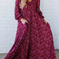 🌸 Vestido Largo de Flores de Rayón para Mujer – Cintura Forrada y Cintura Smock para un Ajuste Perfecto ✨👗