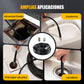 🚿 Kit de Limpieza para Alcantarillado 5800 PSI – Boquilla Rotativa y Manguera Reforzada para Desatascar Tuberías Eficazmente 🛠️💦