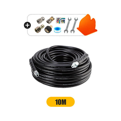 🚿 Kit de Limpieza para Alcantarillado 5800 PSI – Boquilla Rotativa y Manguera Reforzada para Desatascar Tuberías Eficazmente 🛠️💦