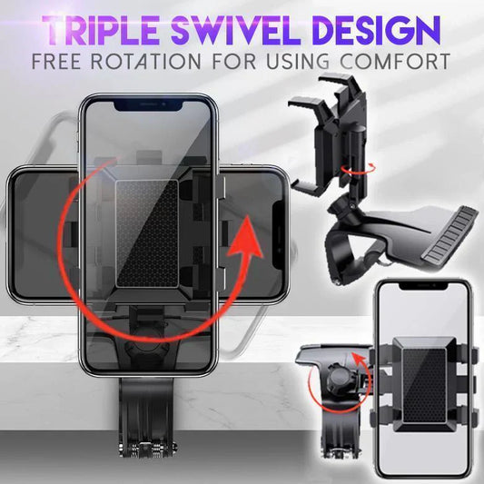 📱🚗 Soporte Universal para Teléfono para Salpicadero de Coche con Rotación 1200° 🔄✨ Ajuste Perfecto y Visión Óptima Mientras Conduces 🛣️🌟