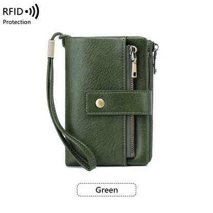 ⏰🔥 ¡50% DE DESCUENTO POR TIEMPO LIMITADO! 💼✨ Cartera de Cuero con Bloqueo RFID – Protege tu Dinero y Tarjetas con Estilo 💖🌿