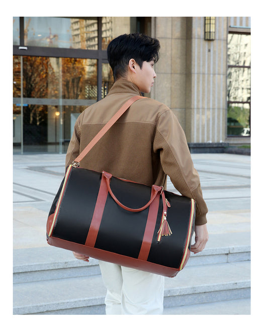 🎒🔥 ¡50% OFF + Envío Gratis! Bolsa de Viaje Plegable 2 en 1 con Compartimento para Trajes – Gran Capacidad, Unisex y Perfecta para Gimnasio y Viajes ✨🌎