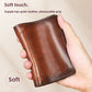 💼🔒Genuine Top Grain Leather RFID Blocking Trifold Wallet for Men - 11 Slots