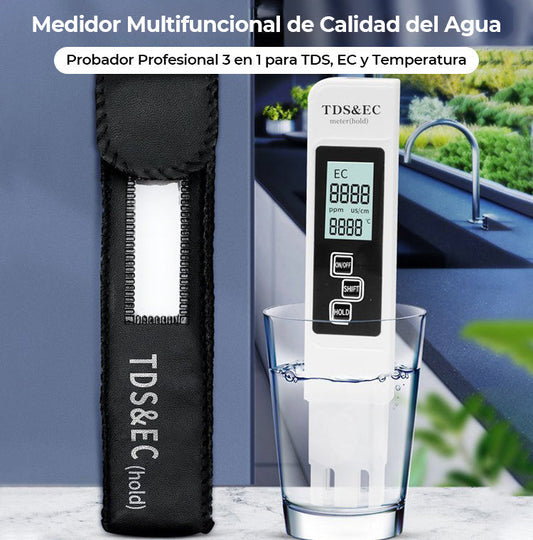 💧 Medidor Digital TDS de Calidad del Agua – Precisión y Control para tu Hogar ✨📊