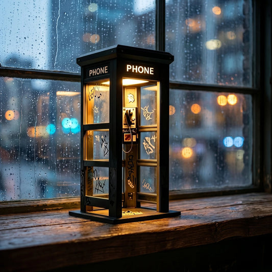 📞50% DE DESCUENTO AHORA✨Lámpara ambiental de cabina telefónica vintage