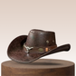 🤠🔥 ¡OFERTA 50% OFF! Sombrero Vaquero Vintage de Ala Ancha – Protección Solar, Estilo Aventura y Comodidad para Días al Aire Libre ☀️✨