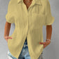 🔥 Camisa Casual de Cuello y Blusa Abotonada Suelta 2026 – Estilo Relajado y Versátil para Todo el Día 🌟👚