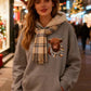 ⏰🔥 ¡OFERTA 50% OFF! 🐮🧸 Sudadera con Capucha de Vaca Highland para Mujer – Forro Polar Suave, Diseño Adorable y Máxima Comodidad ✨