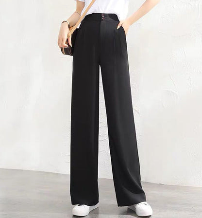 💞 Pantalones Informales de Pierna Ancha para Mujer – Estilo Cómodo y Elegante para Todos los Días ✨👖
