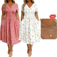 👗🔥 ¡OFERTA 50% OFF! Vestido Floral de Mujer con Escote en V – Elegante, Favorecedor y Perfecto para Cualquier Ocasión ✨