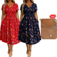 👗🔥 ¡OFERTA 50% OFF! Vestido Floral de Mujer con Escote en V – Elegante, Favorecedor y Perfecto para Cualquier Ocasión ✨