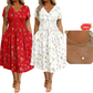 👗🔥 ¡OFERTA 50% OFF! Vestido Floral de Mujer con Escote en V – Elegante, Favorecedor y Perfecto para Cualquier Ocasión ✨