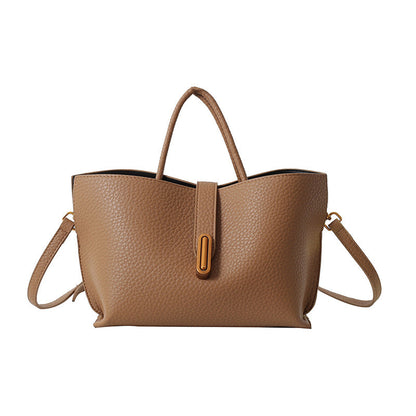Bolso de mano elegante de mujer, de color liso y estilo francés