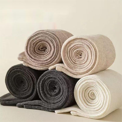 🧦❄️ Calcetines Térmicos Hasta la Rodilla para Mujer 100% Algodón – Súper Cálidos, Suaves y Perfectos para el Invierno ✨💖