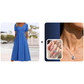 👗✨ Vestido V Holgado Manga Corta – Corte Suelto, Cuello Favorecedor y Elegancia Atemporal 🌿💫