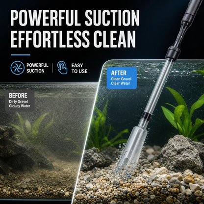 🔥 51% de descuento | Limpiador Eléctrico de Grava para Acuario