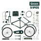 🚲🔥 Modelo de Bicicleta DIY en Miniatura – Armado Fácil, Perfecto para Decoración y Colección ✨🏠