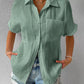 🔥 Camisa Casual de Cuello y Blusa Abotonada Suelta 2026 – Estilo Relajado y Versátil para Todo el Día 🌟👚