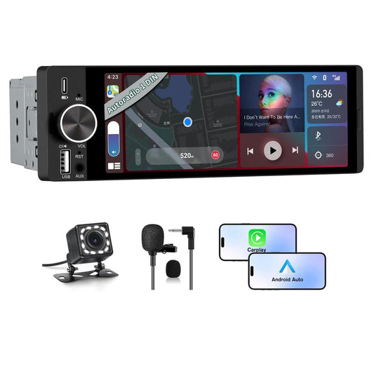 ⏰🔥 ¡Oferta Limitada 50% OFF! 📱 Pantalla Táctil Inteligente Inalámbrica 6,36" – Bluetooth, Control por Voz y Multimedia HD ✨🔊