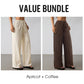⏰🔥 ¡OFERTA 50% OFF! 👖✨ Pantalones de Pierna Ancha a Rayas para Mujer – Frescos, Cómodos y con Cintura Ajustable
