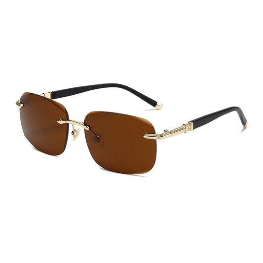 ⏰🔥 ¡50% DE DESCUENTO POR TIEMPO LIMITADO! 👓 Gafas de Sol Sin Montura Crystal Stone – Estilo y Protección UV 😎✨